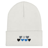 Demiboy Pride Hearts Beanie
