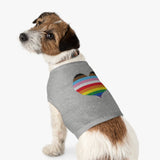 Rainbow Pixel Heart Pet Tank Top
