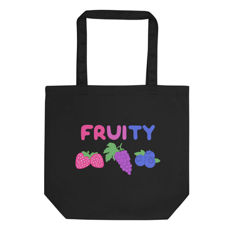 Fruity Bisexual Pride Tote Bag