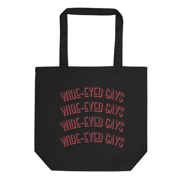 Wide Eyed Gays Tote Bag