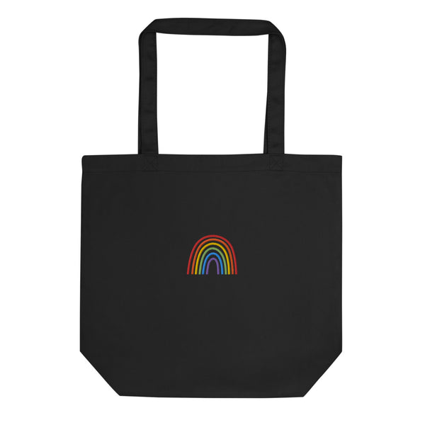 Rainbow Embroidered Tote Bag