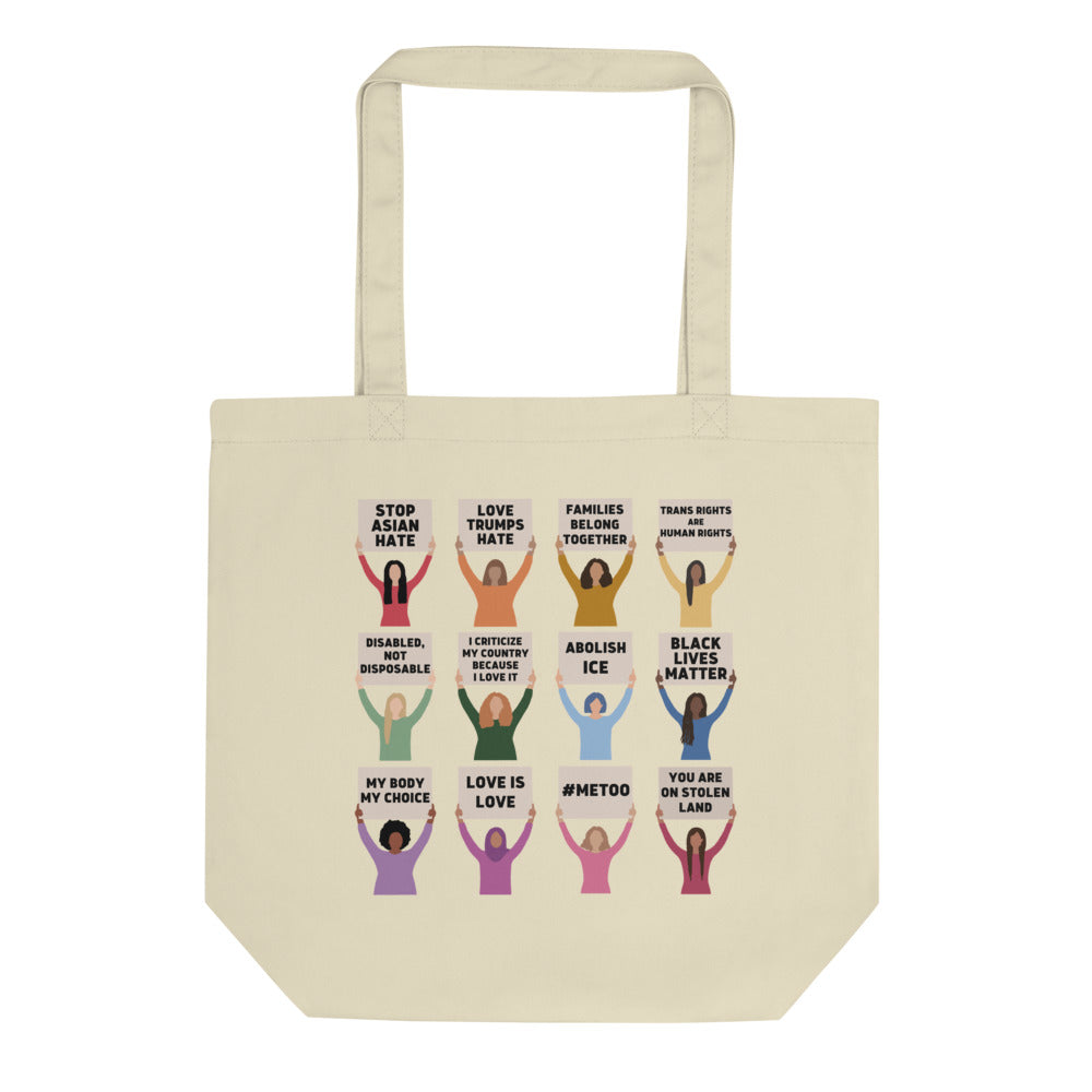 USA Protesting Women Tote Bag