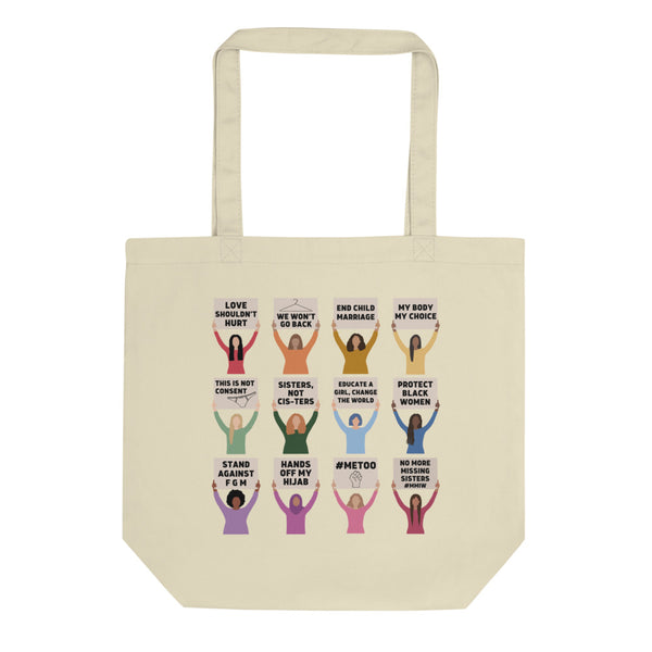 Women's Rights Protesting Women Tote Bag