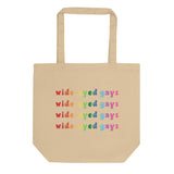 Wide-Eyed Gays Rainbow Tote Bag