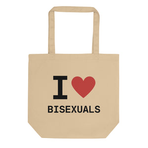 I Heart Bisexuals Tote Bag