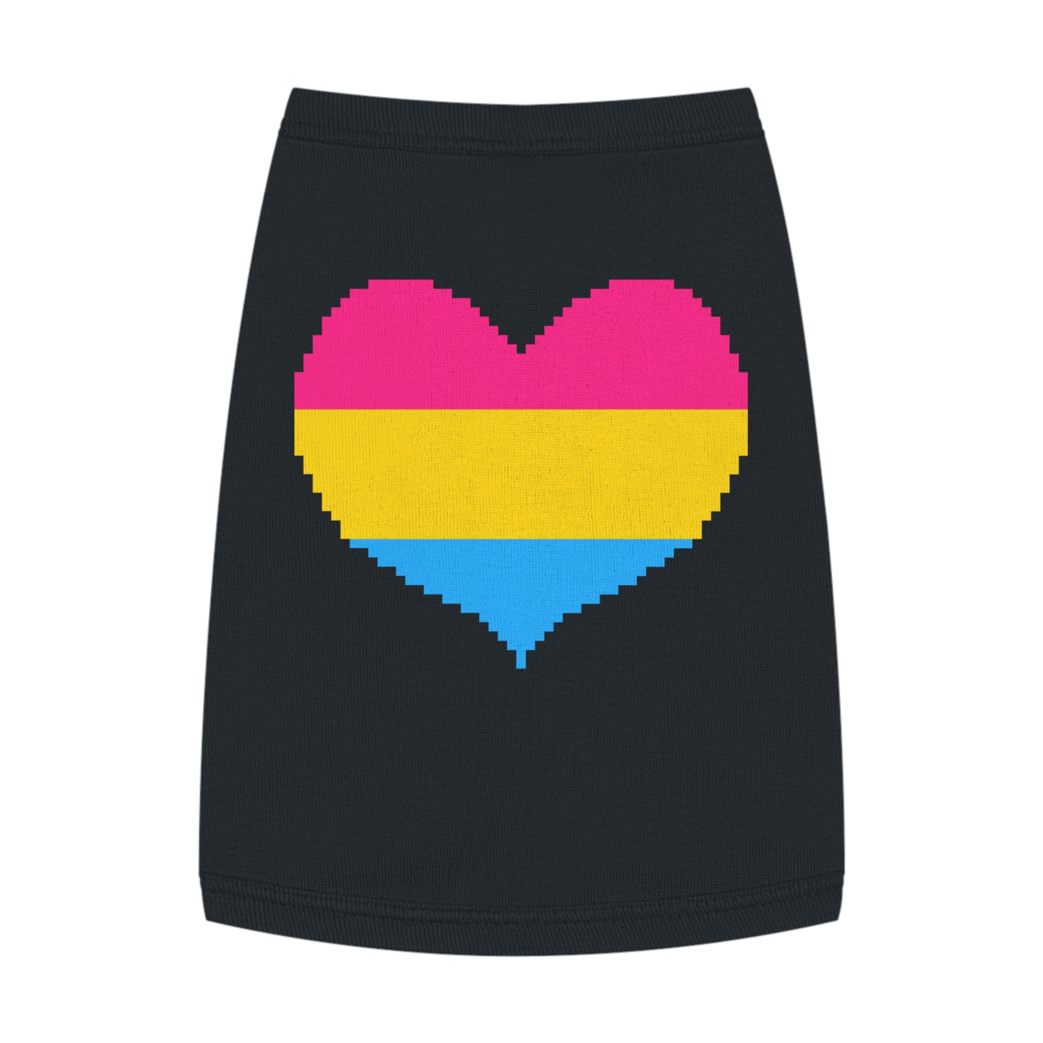 Pansexual Pixel Heart Pet Tank Top