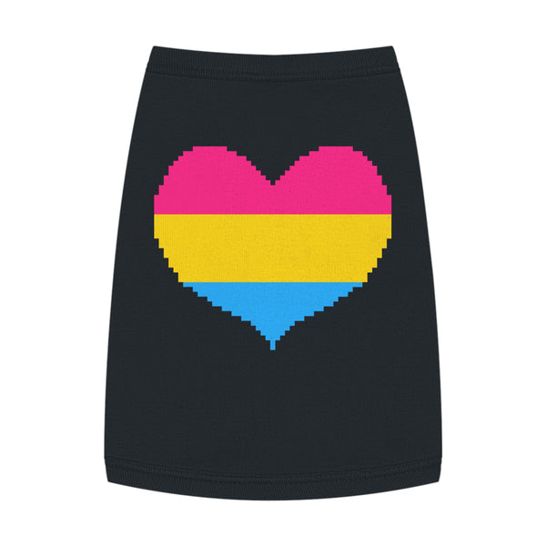 Pansexual Pixel Heart Pet Tank Top