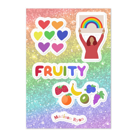 LGBTQIA+ Pride Sticker Sheet