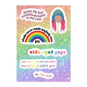 Sw!ftie Pride Sticker Sheet