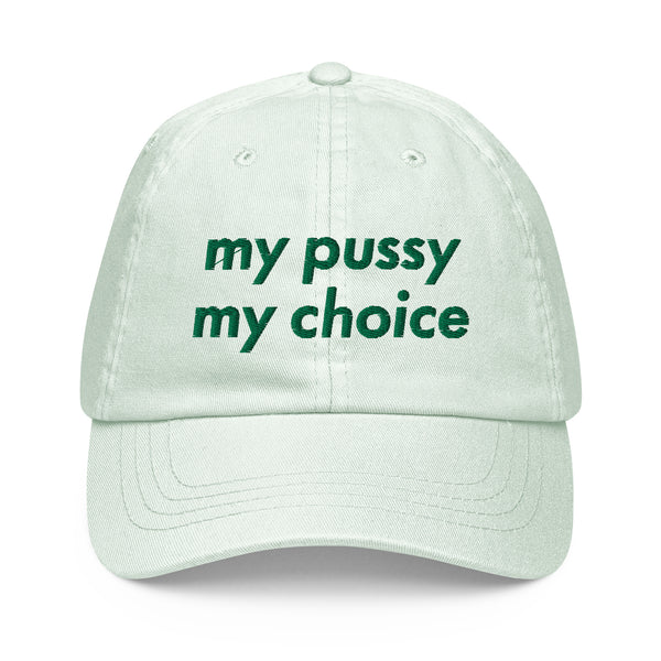 My Pussy My Choice Pastel Baseball Hat