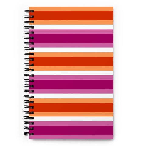 Lesbian Flag Spiral Notebook