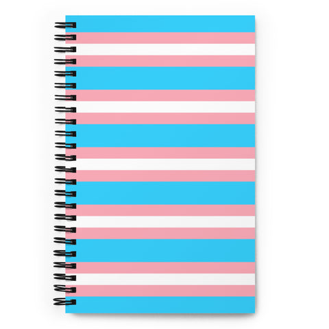Transgender Flag Spiral Notebook