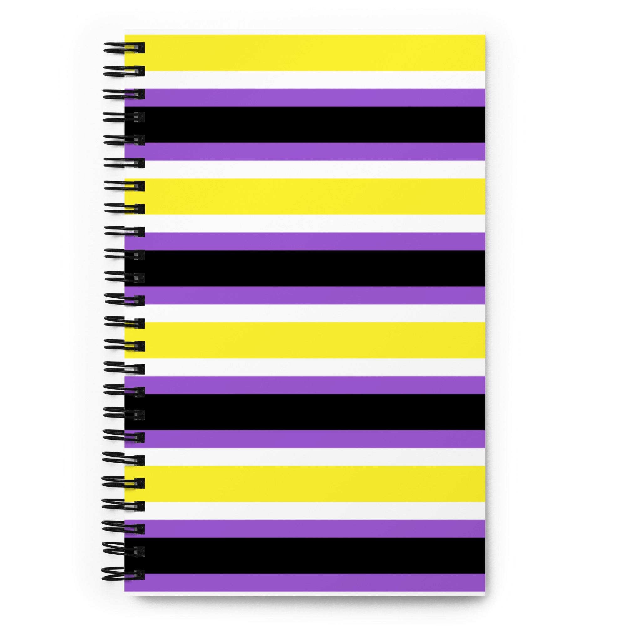 Non-Binary Flag Spiral Notebook