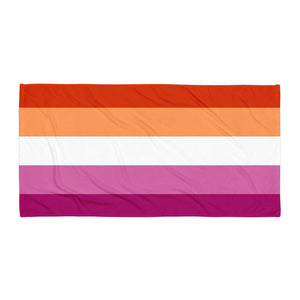 Lesbian Flag Towel