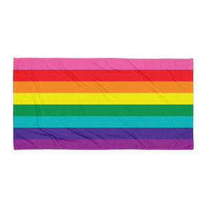 Original Rainbow Pride Flag Towel