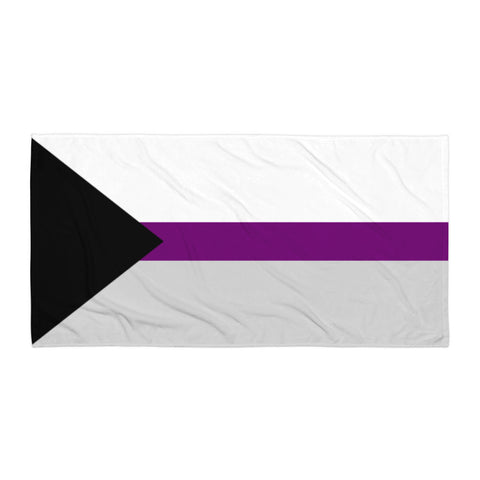 Demisexual Flag Beach Towel