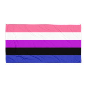 Genderfluid Flag Towel