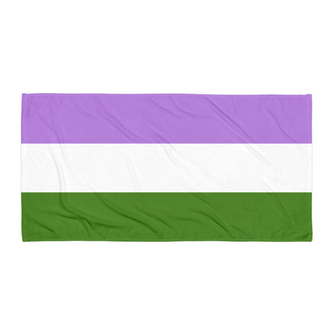 Genderqueer Flag Towel