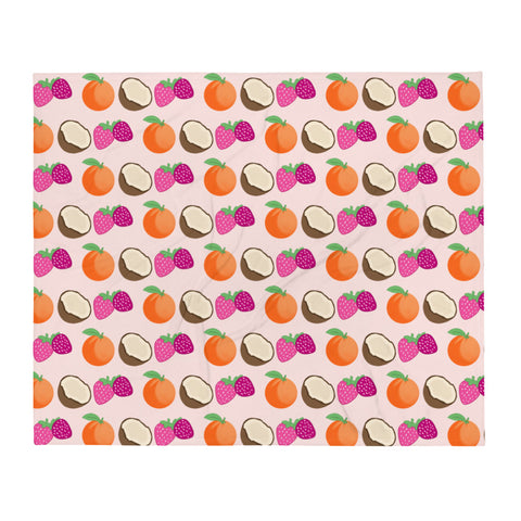 Fruity Lesbian Throw Blanket