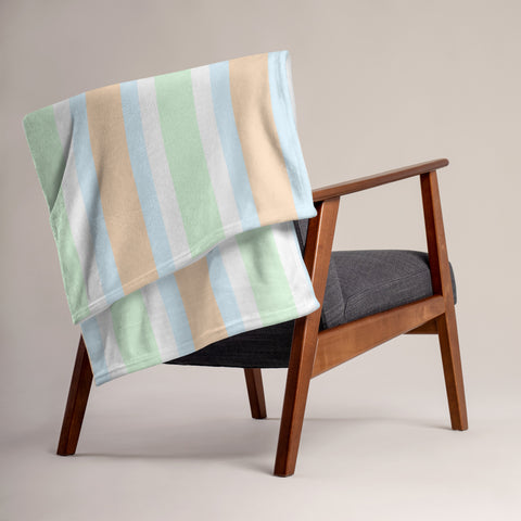 Unlabeled Flag Throw Blanket