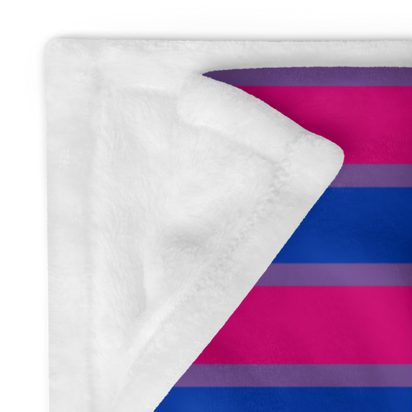 Bisexual Flag Throw Blanket