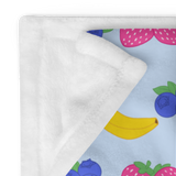 Fruity Pansexual Throw Blanket