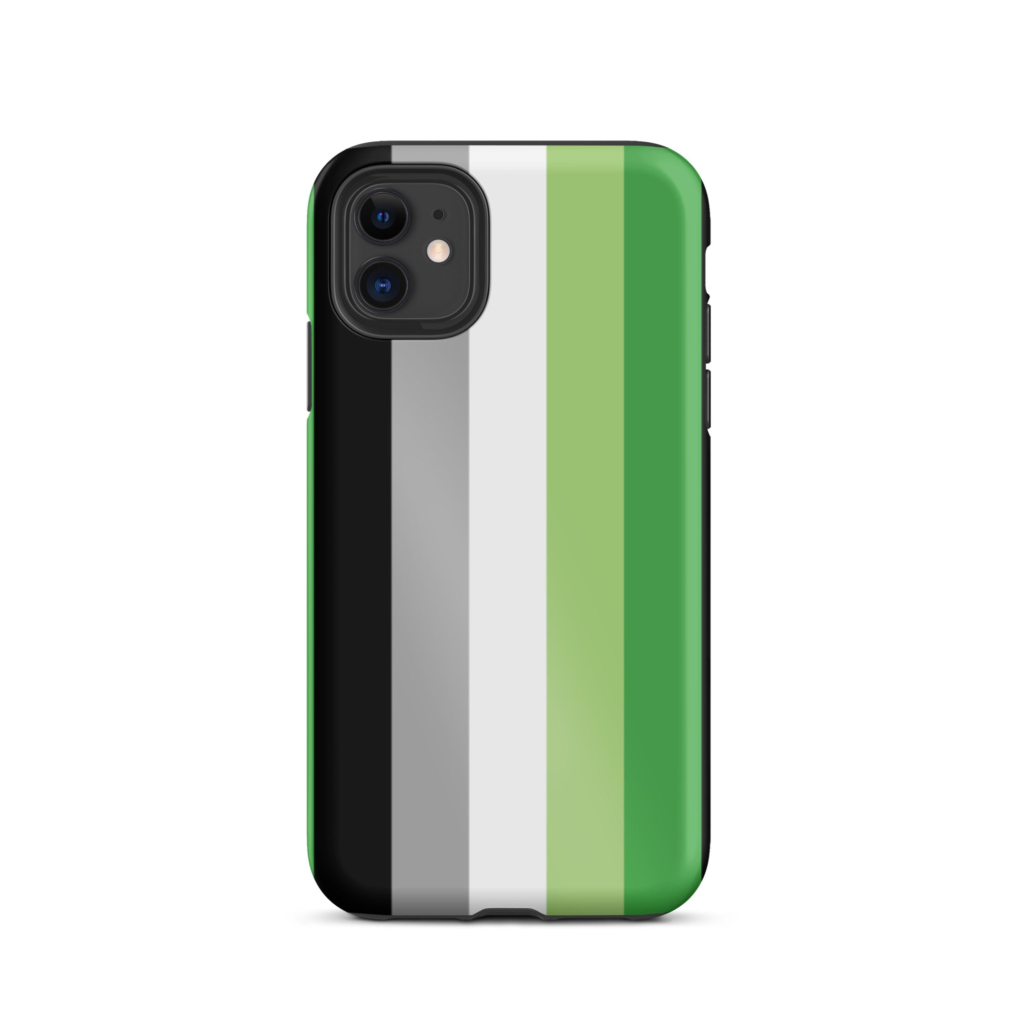 Aromantic Flag Tough iPhone Case