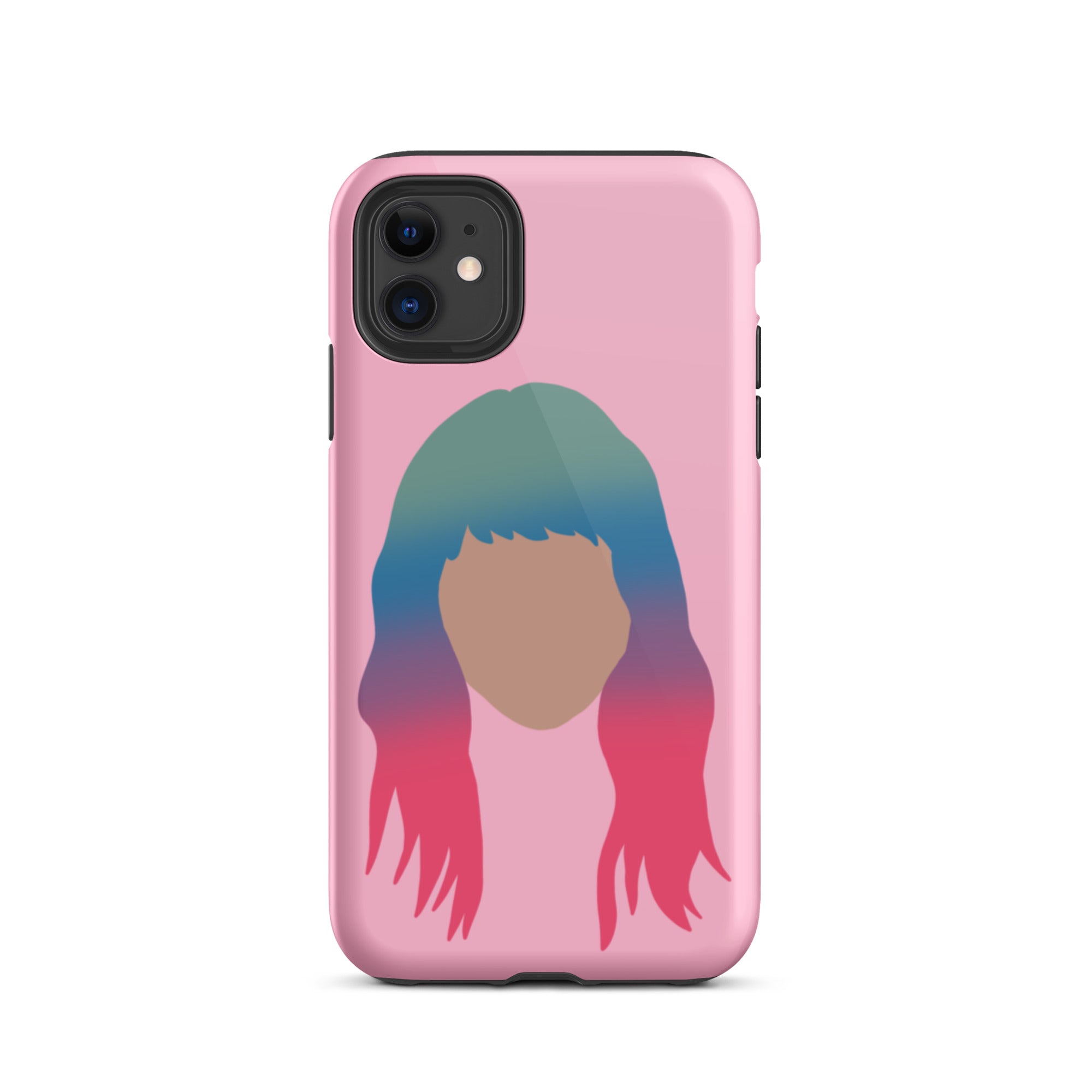 Bisexual Wig (You Need To Calm Down) Tough iPhone Case