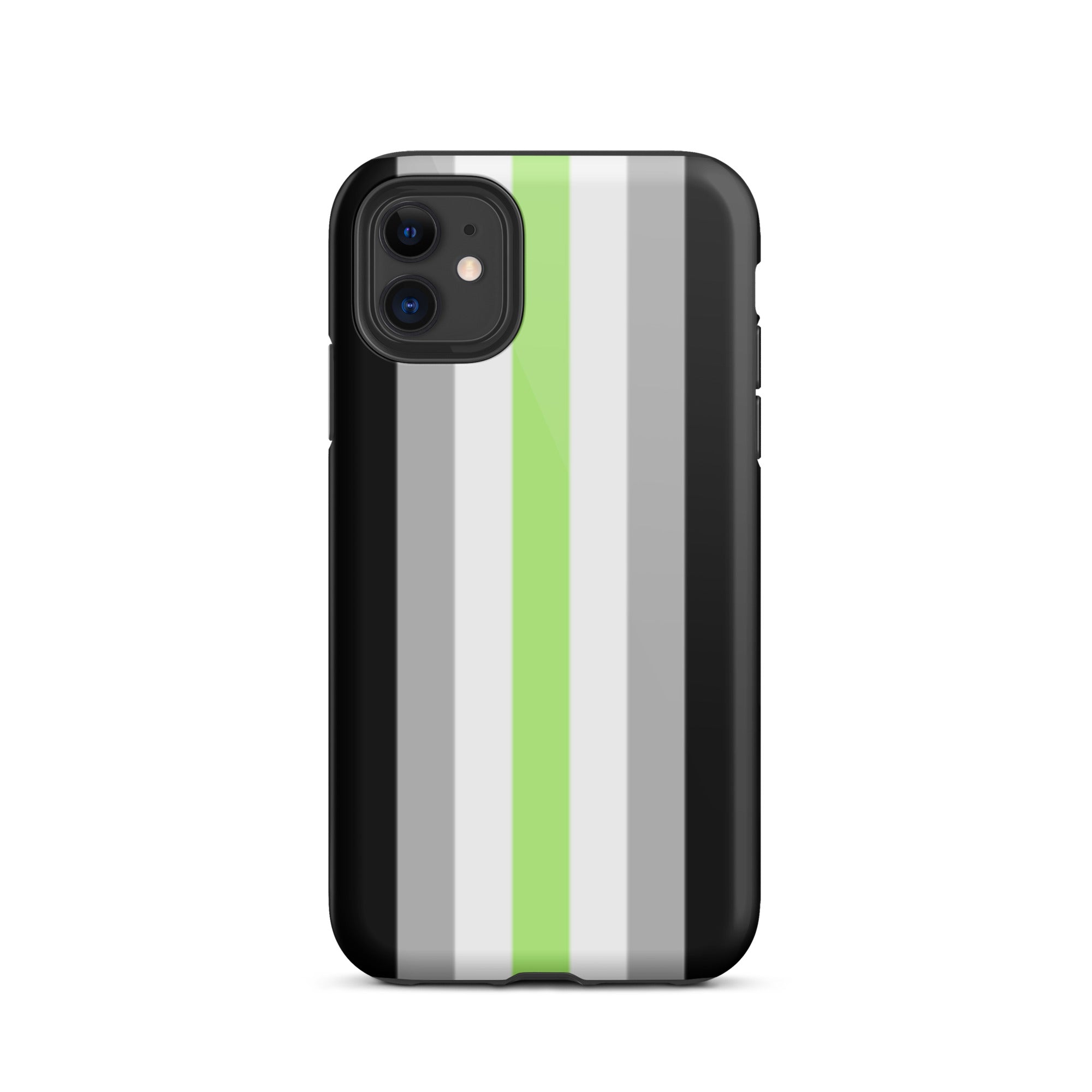 Agender Flag Tough iPhone Case