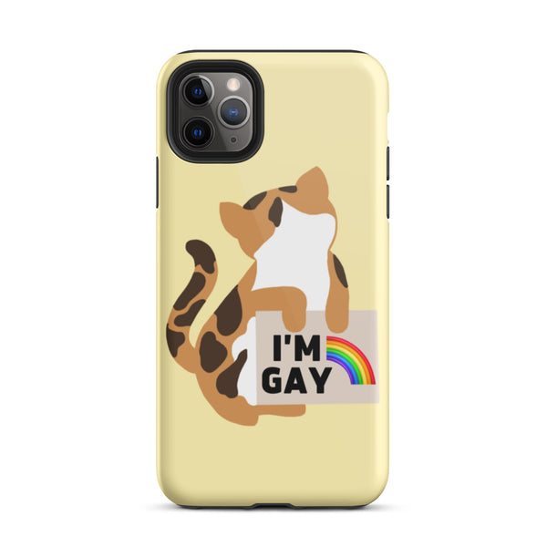 Cleo's Gay Tough iPhone Case