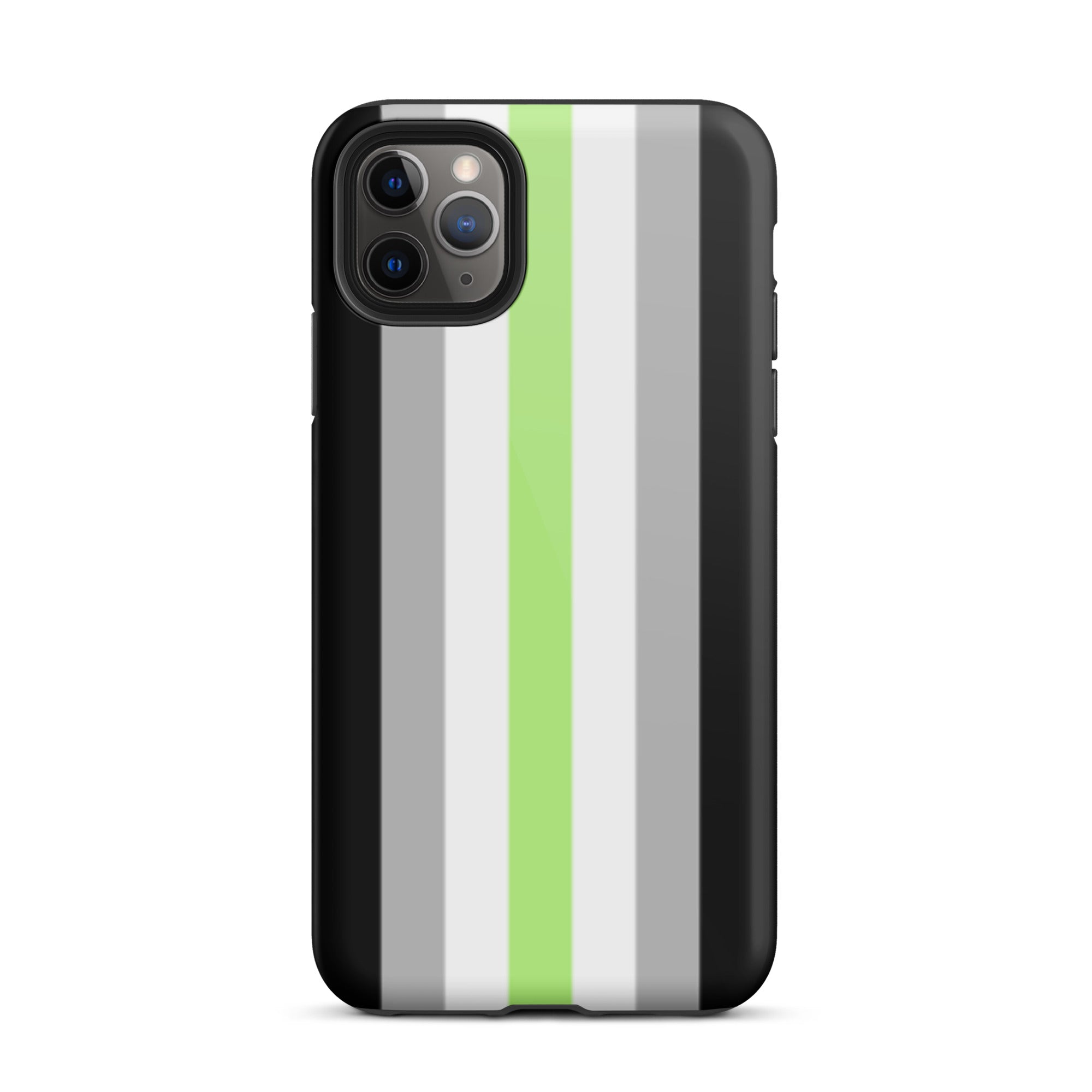 Agender Flag Tough iPhone Case