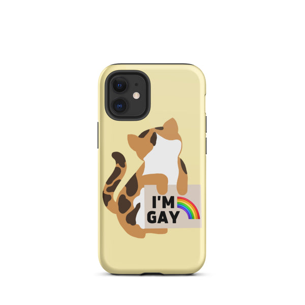 Cleo's Gay Tough iPhone Case