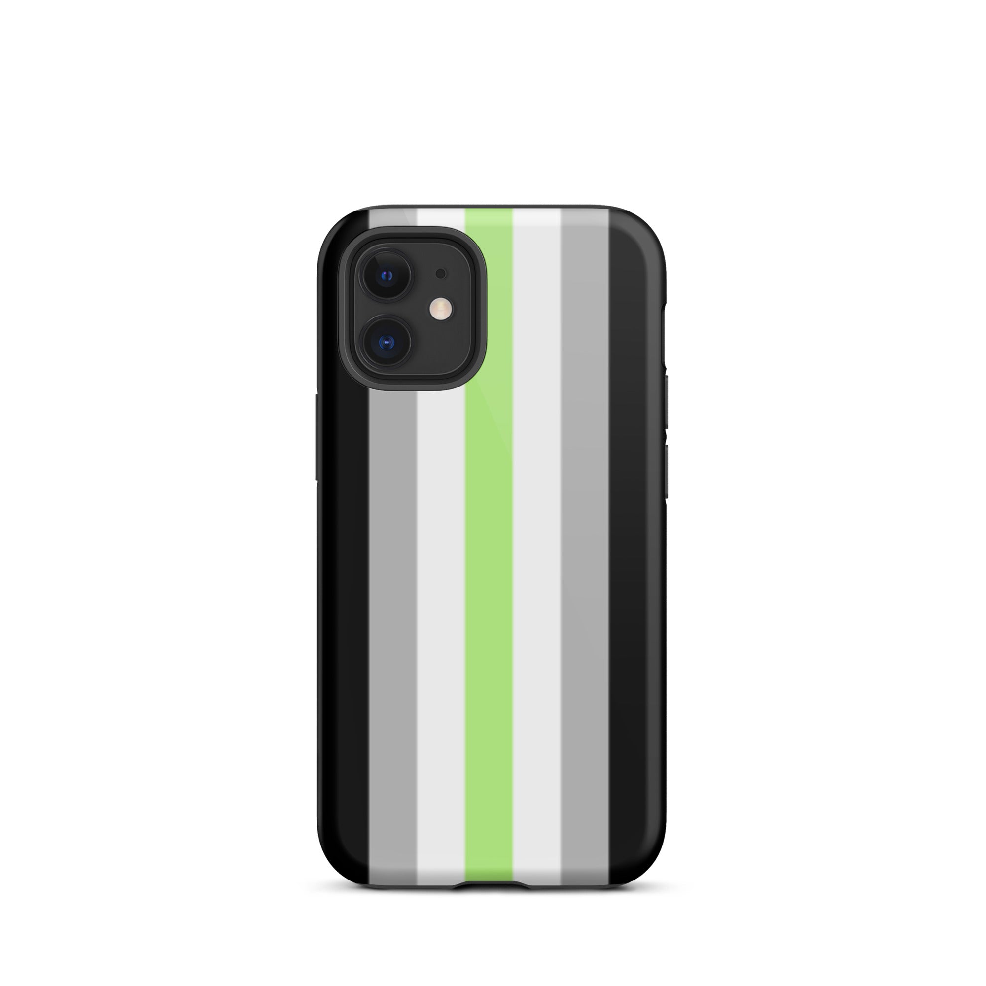 Agender Flag Tough iPhone Case