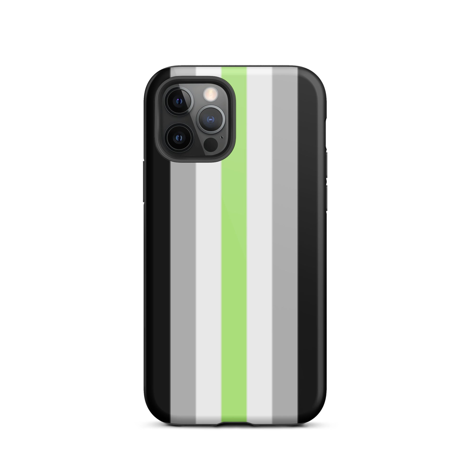 Agender Flag Tough iPhone Case