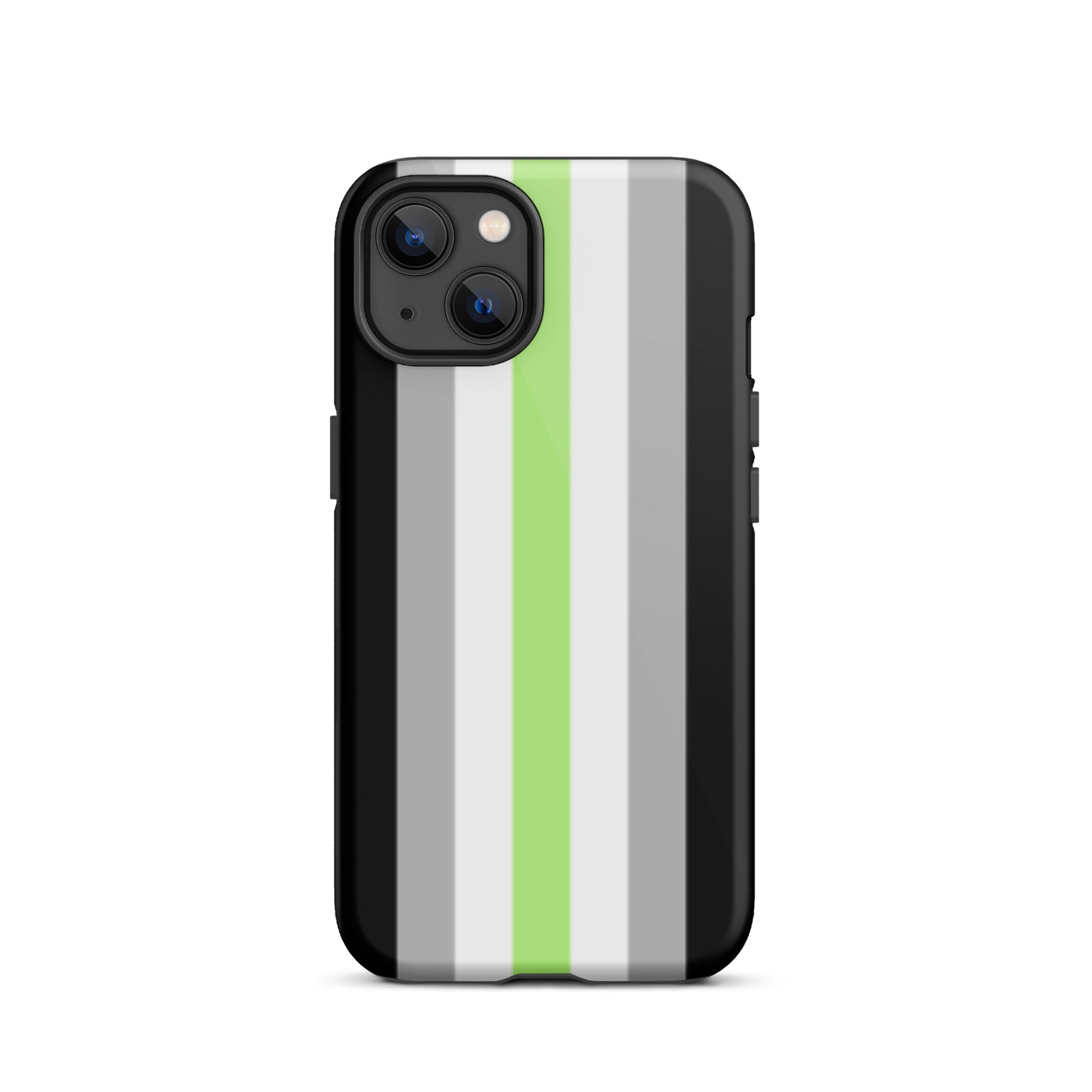 Agender Flag Tough iPhone Case