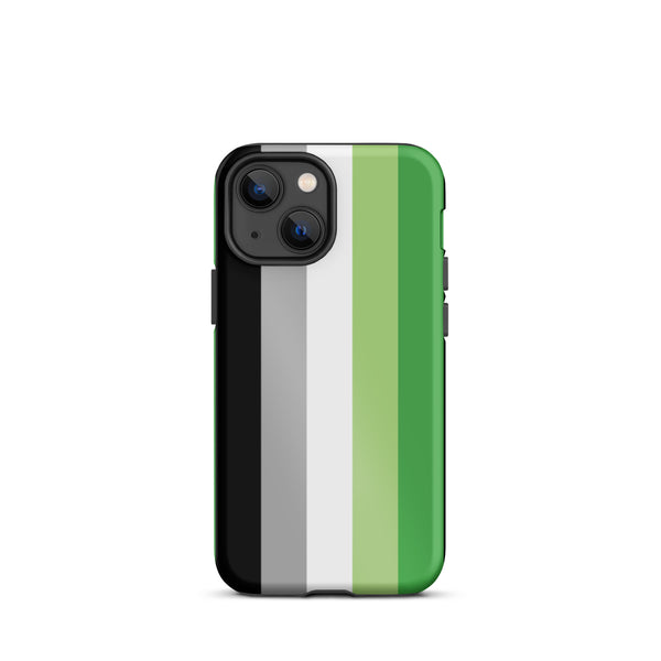 Aromantic Flag Tough iPhone Case