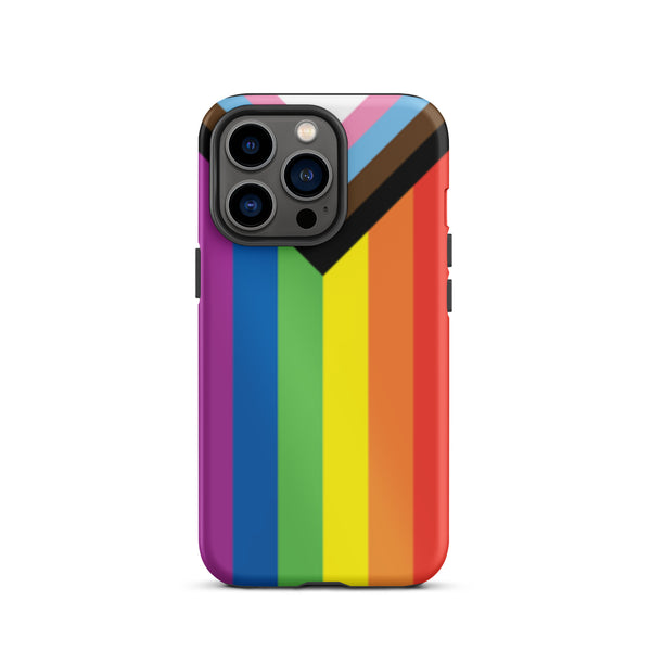 Progress Pride Flag Tough iPhone Case