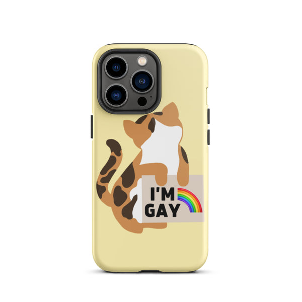 Cleo's Gay Tough iPhone Case