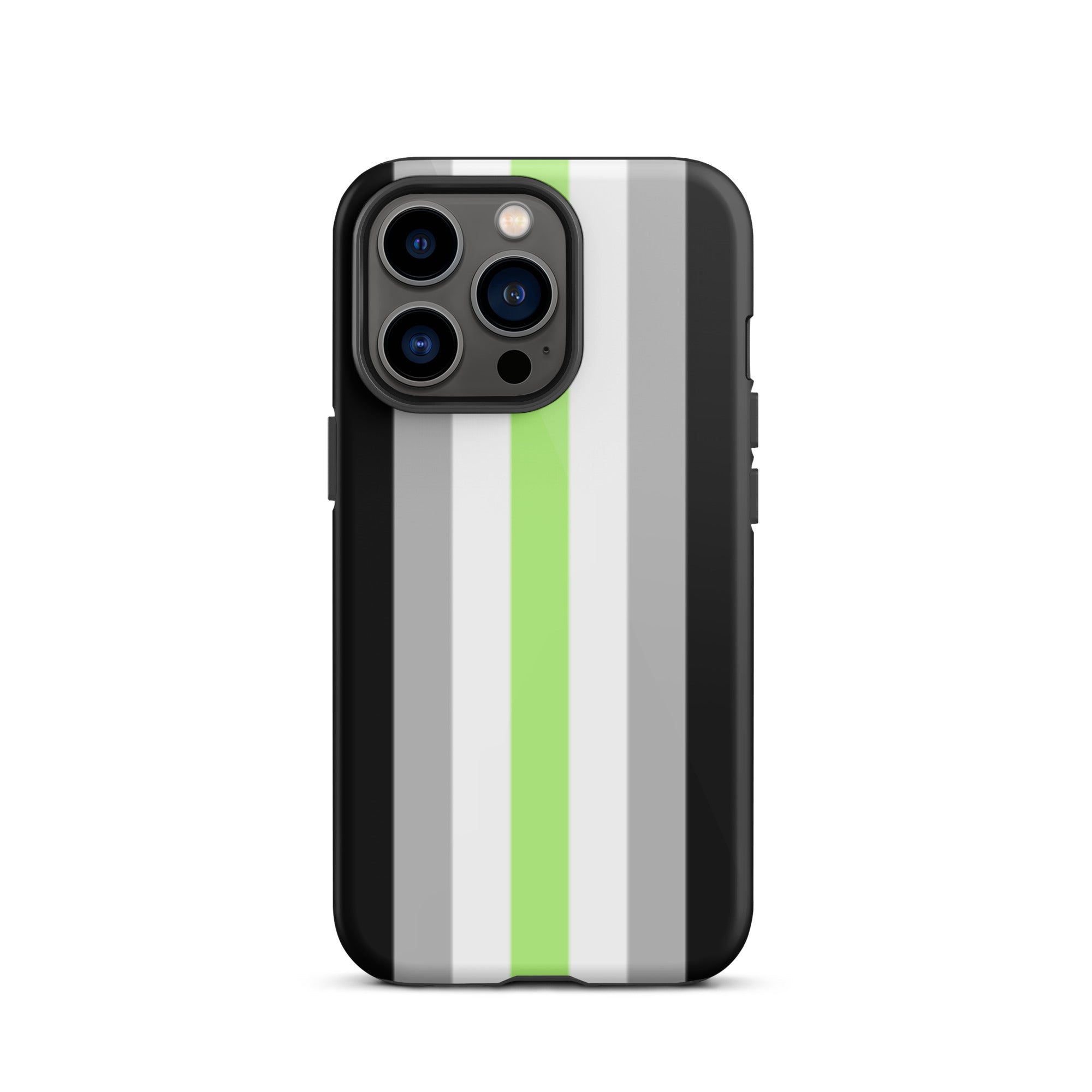 Agender Flag Tough iPhone Case