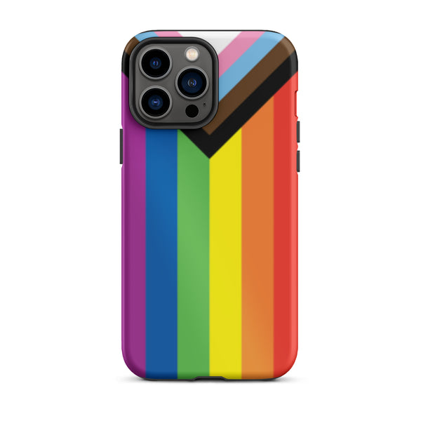 Progress Pride Flag Tough iPhone Case