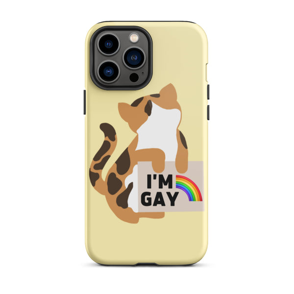 Cleo's Gay Tough iPhone Case