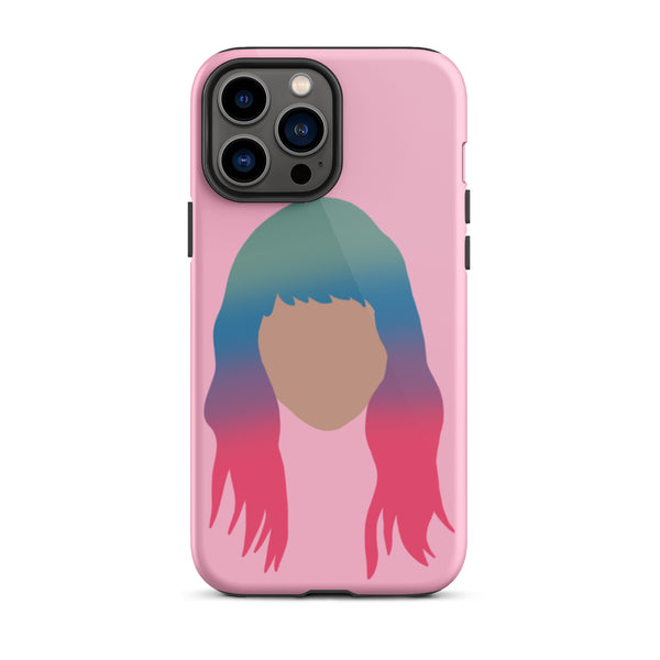 Bisexual Wig (You Need To Calm Down) Tough iPhone Case