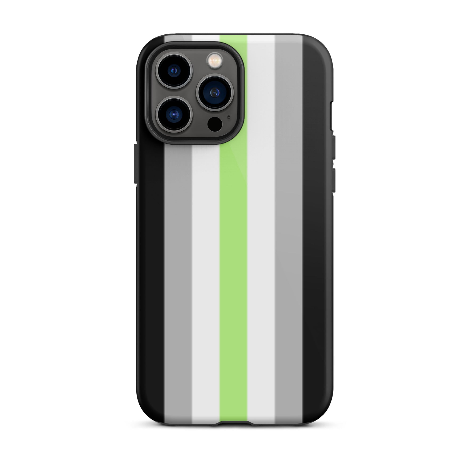 Agender Flag Tough iPhone Case