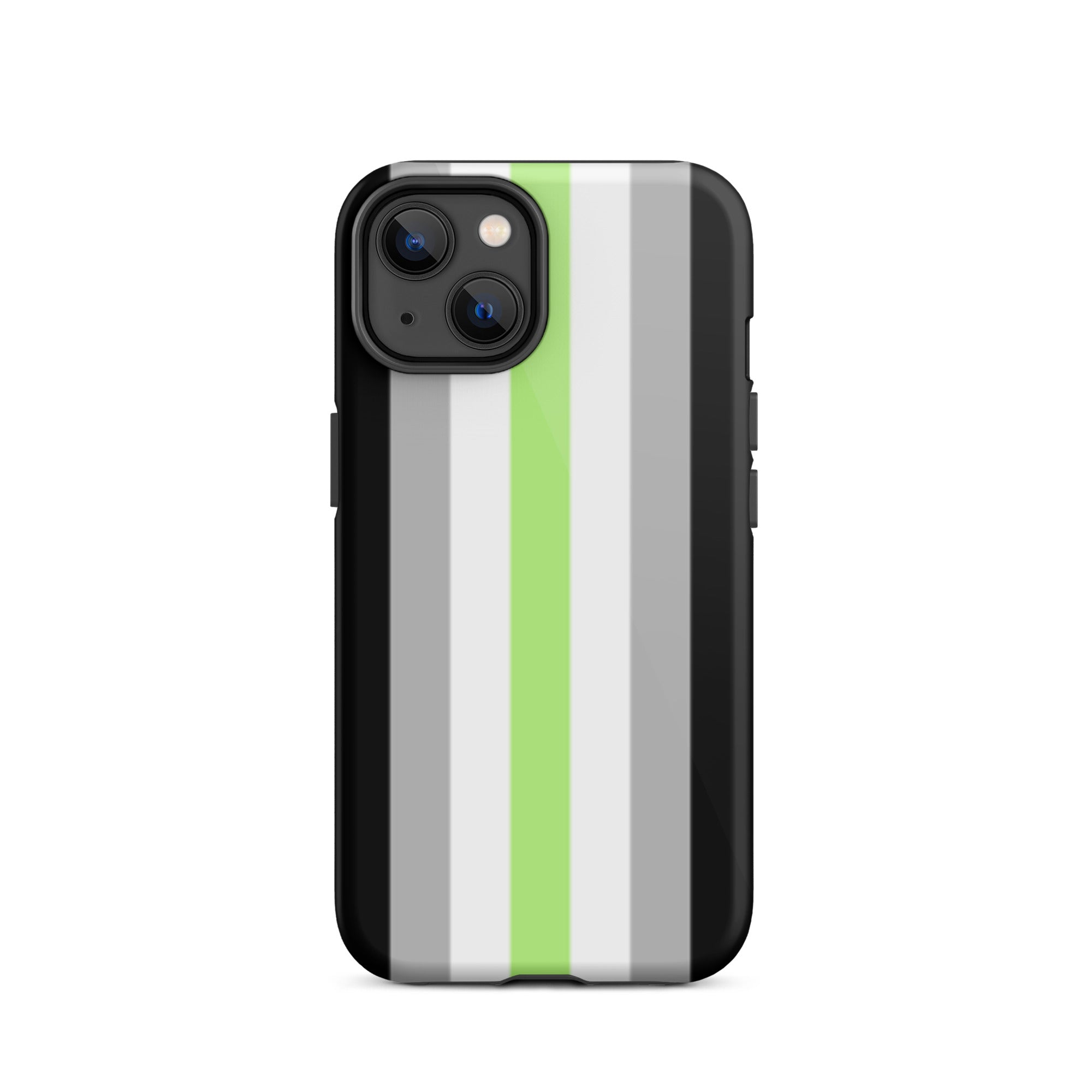 Agender Flag Tough iPhone Case
