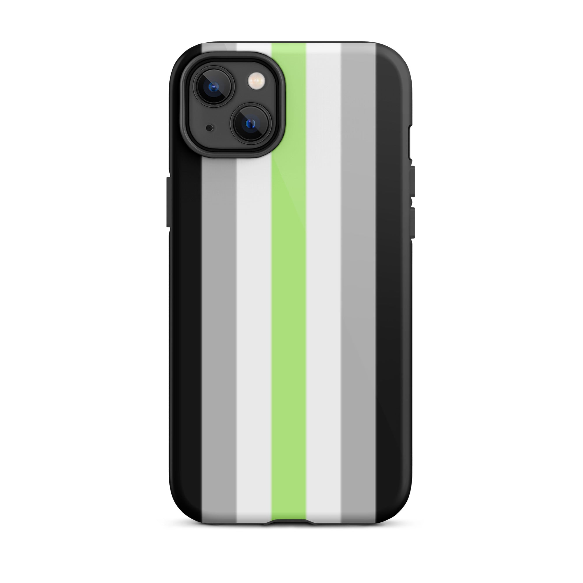 Agender Flag Tough iPhone Case