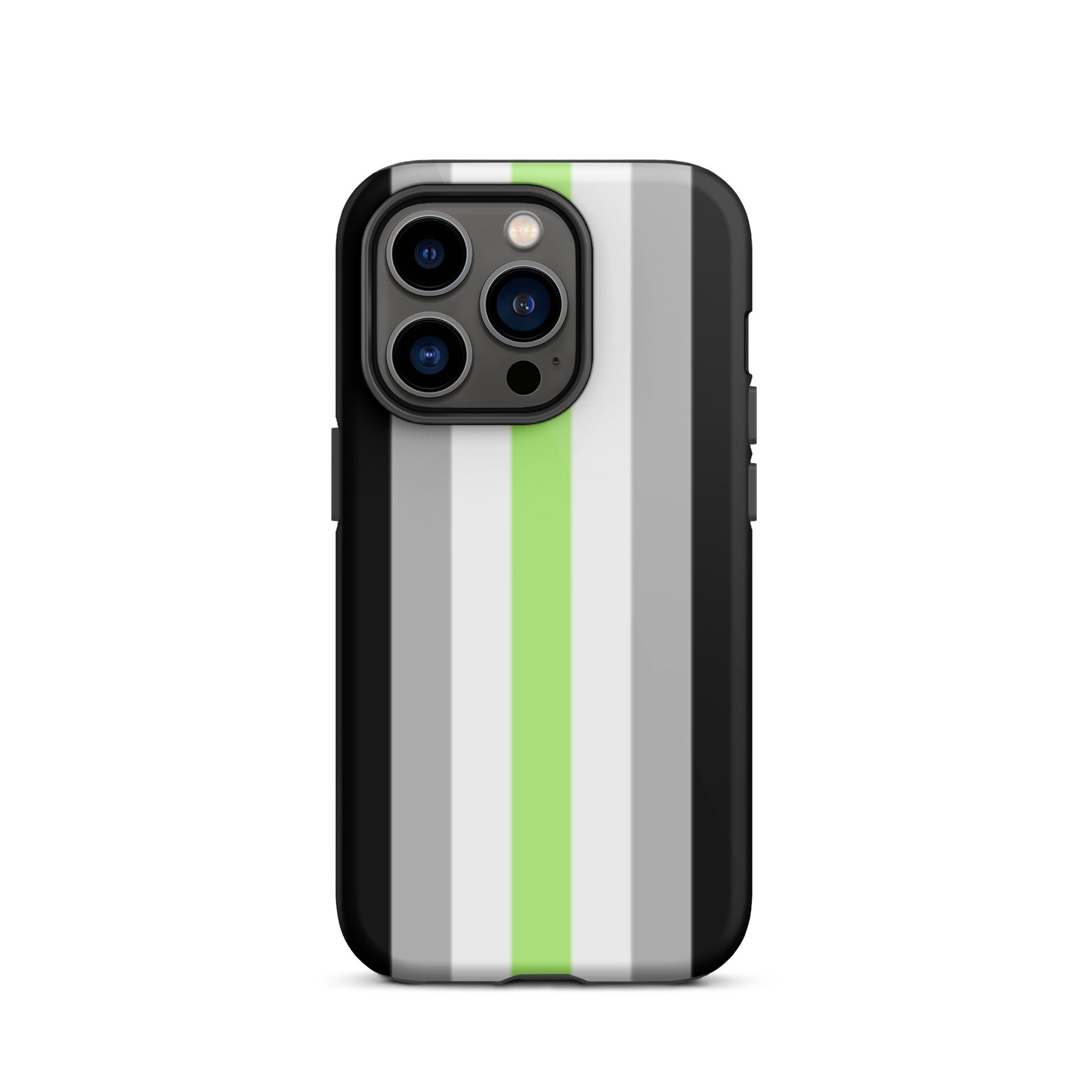 Agender Flag Tough iPhone Case