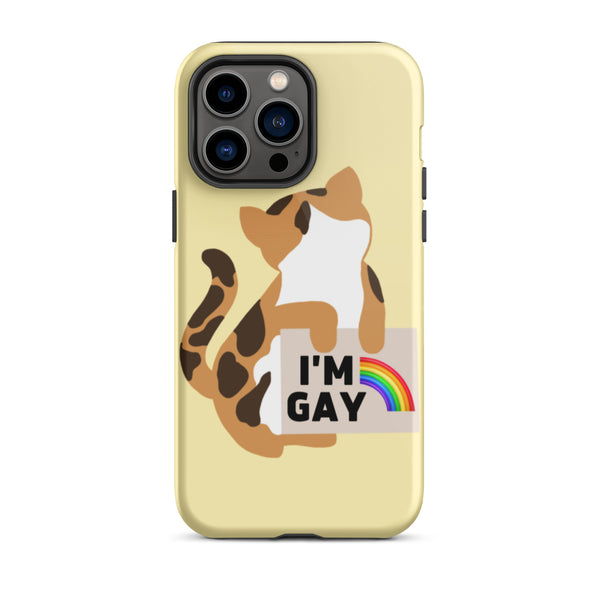 Cleo's Gay Tough iPhone Case