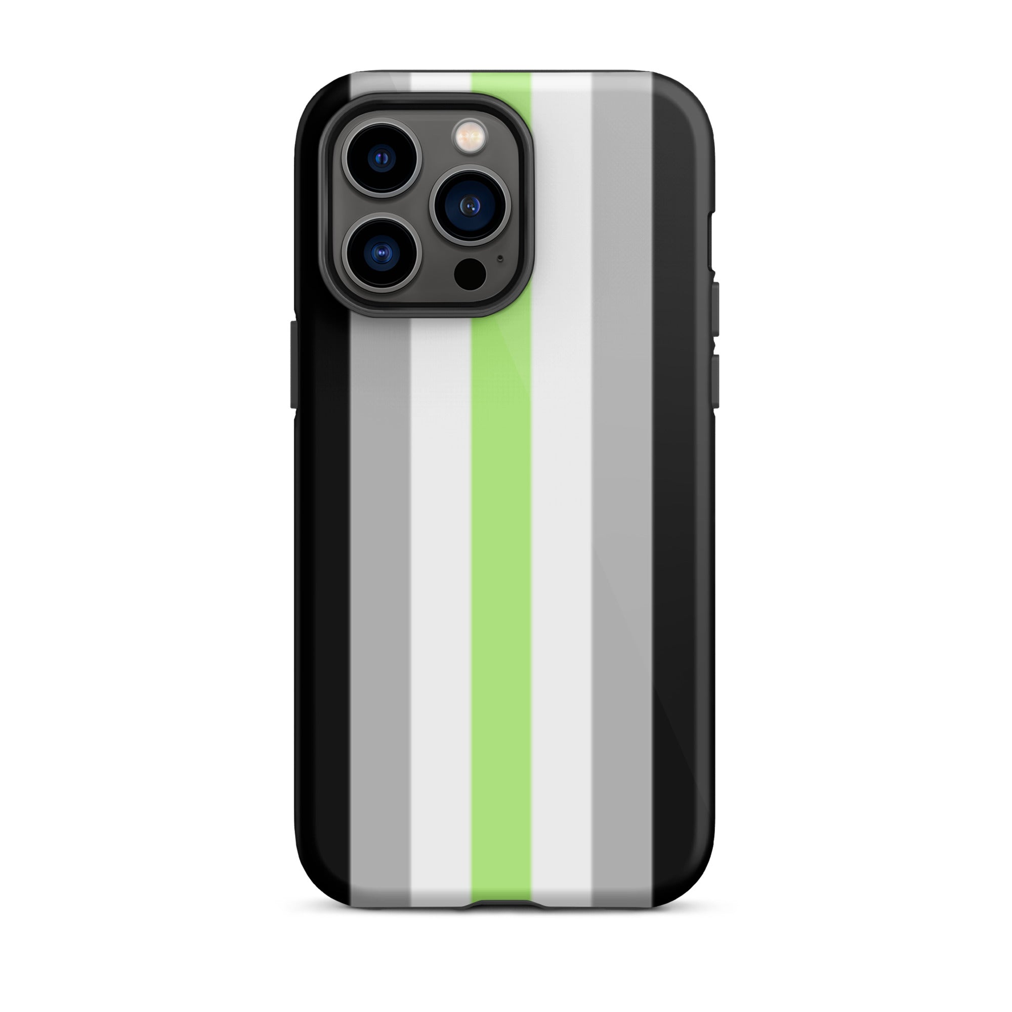 Agender Flag Tough iPhone Case