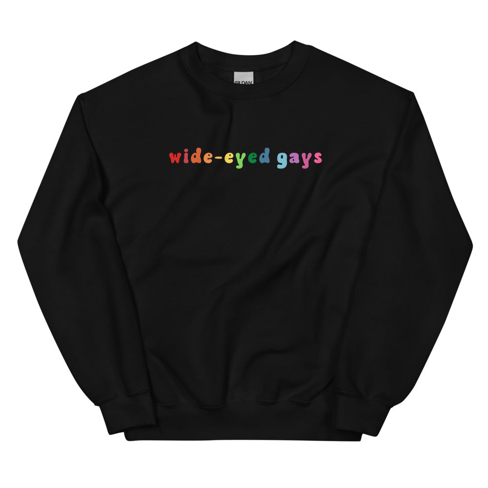 Wide-Eyed Gays Sweatshirt