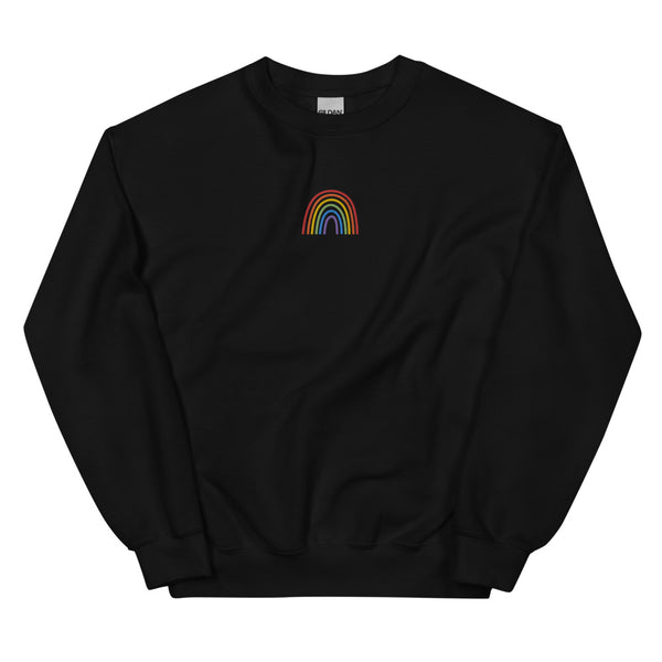 Rainbow Embroidered Sweatshirt